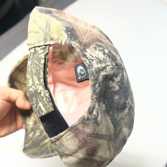 cummins ball cap hat camo hunting pink mossy oak women girl diesel gear main image 5